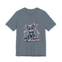 Cat Whisperer Unisex Tee for Cat Lovers - Ocean State Styles