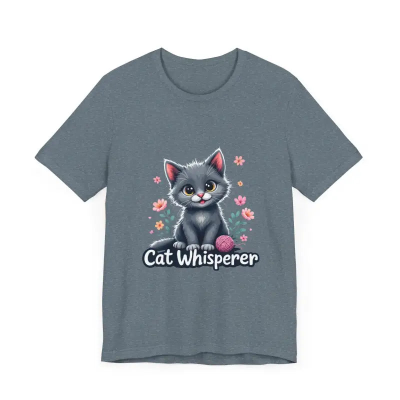Cat Whisperer Unisex Tee for Cat Lovers - Ocean State Styles