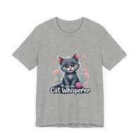 Cat Whisperer Unisex Tee for Cat Lovers - Ocean State Styles
