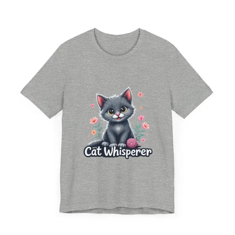 Cat Whisperer Unisex Tee for Cat Lovers - Ocean State Styles