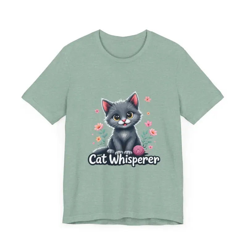 Cat Whisperer Unisex Tee for Cat Lovers - Ocean State Styles