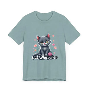 Cat Whisperer Unisex Tee for Cat Lovers - Ocean State Styles