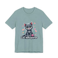 Cat Whisperer Unisex Tee for Cat Lovers - Ocean State Styles