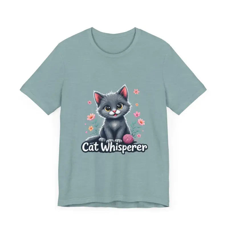 Cat Whisperer Unisex Tee for Cat Lovers - Ocean State Styles