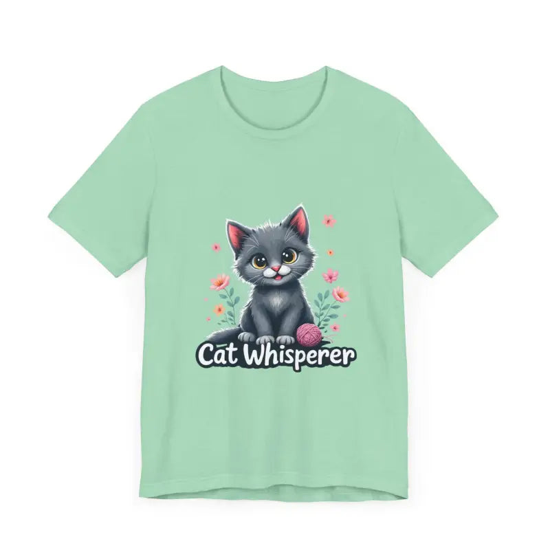 Cat Whisperer Unisex Tee for Cat Lovers - Ocean State Styles