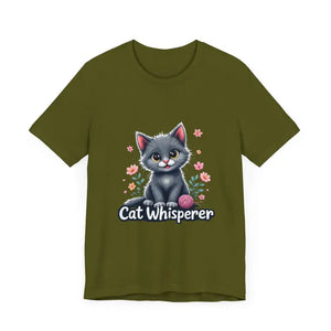 Cat Whisperer Unisex Tee for Cat Lovers - Ocean State Styles