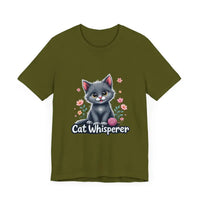 Cat Whisperer Unisex Tee for Cat Lovers - Ocean State Styles