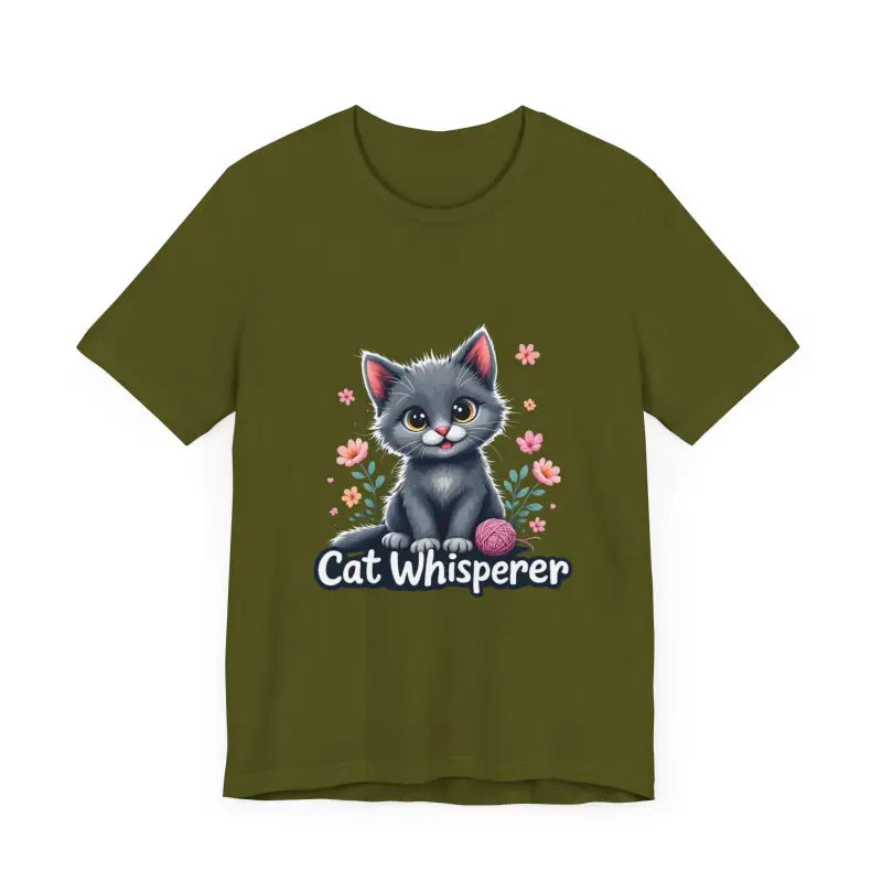 Cat Whisperer Unisex Tee for Cat Lovers - Ocean State Styles