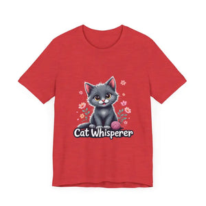Cat Whisperer Unisex Tee for Cat Lovers - Ocean State Styles