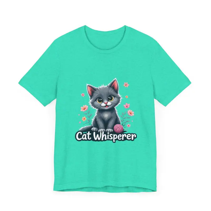 Cat Whisperer Unisex Tee for Cat Lovers - Ocean State Styles