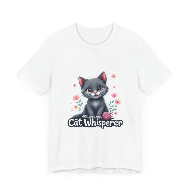 Cat Whisperer Unisex Tee for Cat Lovers - Ocean State Styles