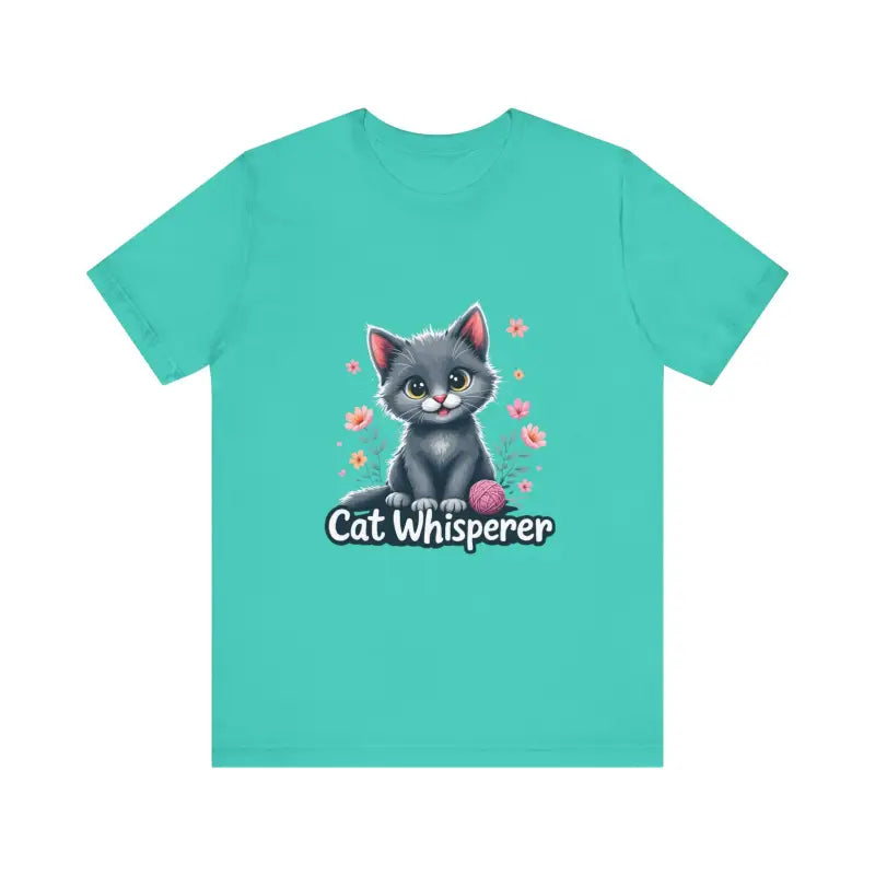 Cat Whisperer Unisex Tee for Cat Lovers - Ocean State Styles