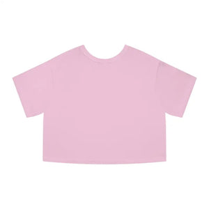 Light pink short-sleeved crop top from Champion Flower Power Cropped T Shirt collection