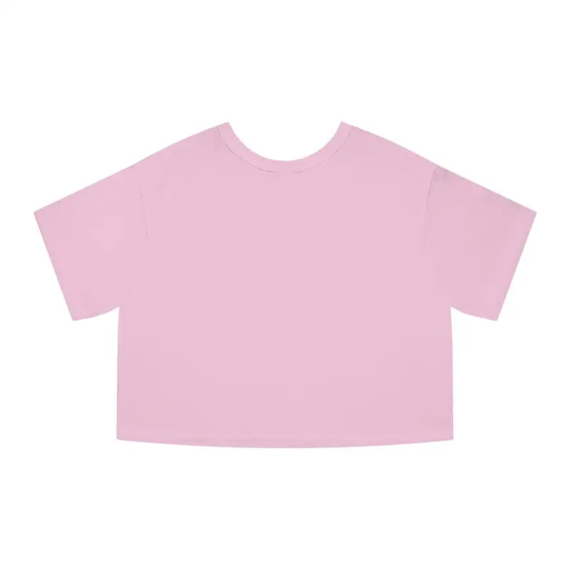 Light pink short-sleeved crop top from Champion Flower Power Cropped T Shirt collection