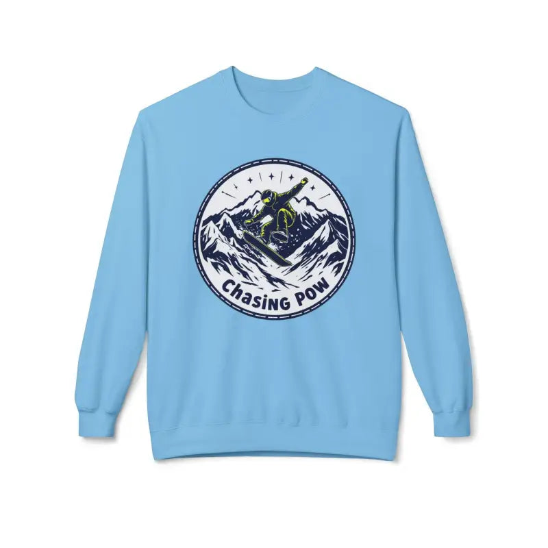 Chasing Pow Snowboarding Sweatshirt for Winter Comfort and Style - Ocean State Styles