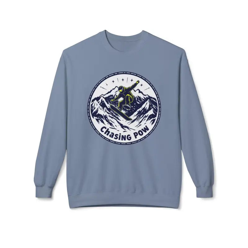 Chasing Pow Snowboarding Sweatshirt for Winter Comfort and Style - Ocean State Styles