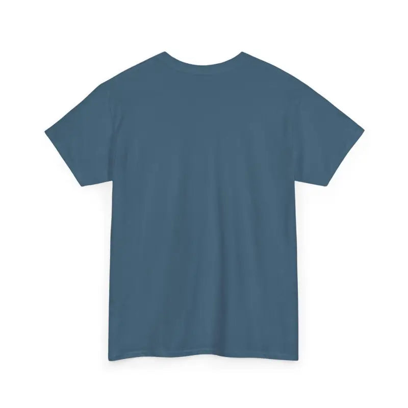 Blue Chicken Lady Heavy Cotton Unisex T-Shirt featuring a crew neck design
