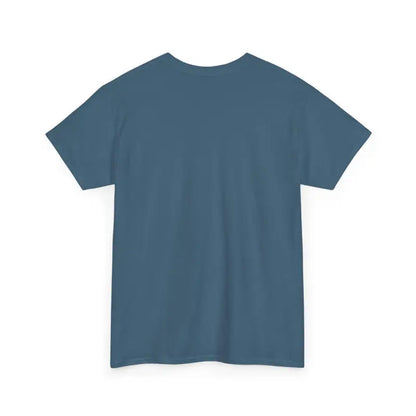 Blue Chicken Lady Heavy Cotton Unisex T-Shirt featuring a crew neck design