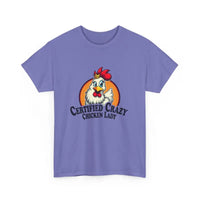 Chicken Lady Heavy Cotton Unisex T-Shirt for Chicken Lovers - Ocean State Styles
