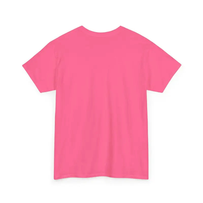 Pink short-sleeved t-shirt from Chicken Lady Heavy Cotton Unisex T-Shirt collection