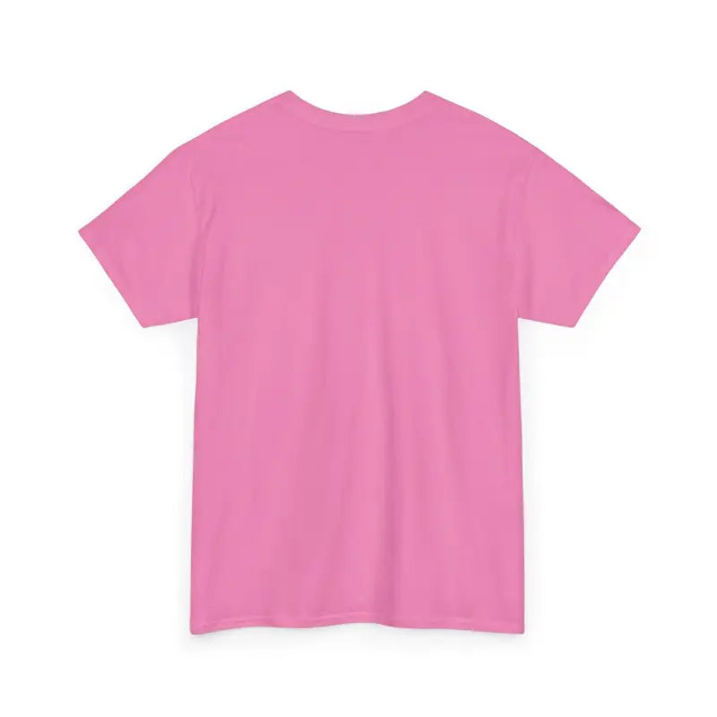 Pink short-sleeved Chicken Lady Heavy Cotton Unisex T-Shirt for casual wear