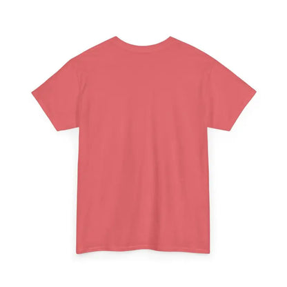 Salmon-colored Chicken Lady Heavy Cotton Unisex T-Shirt displayed on a neutral background