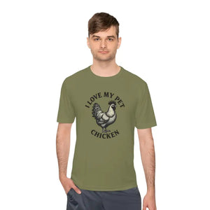 Chicken Lover Unisex Spork Tek Tee for Active Pet Owners - Ocean State Styles