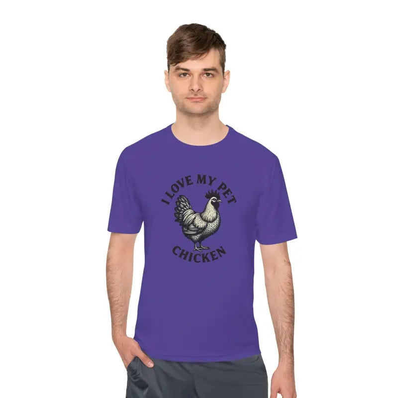 Chicken Lover Unisex Spork Tek Tee for Active Pet Owners - Ocean State Styles