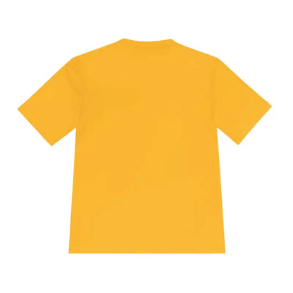 Yellow short-sleeved t-shirt for active pet owners, Chicken Lover Unisex Spork Tek Tee
