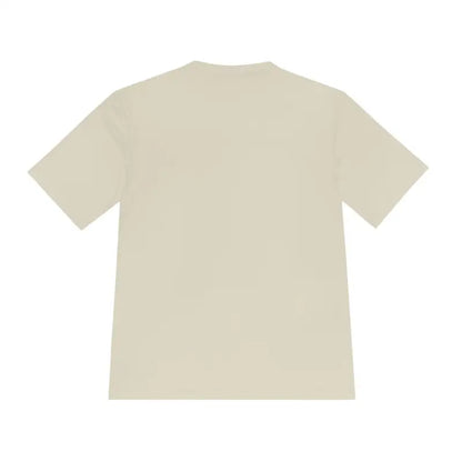 Beige short-sleeved Chicken Lover Unisex Spork Tek Tee for Active Pet Owners