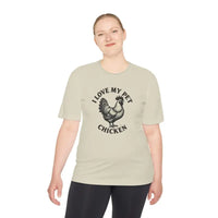 Chicken Lover Unisex Spork Tek Tee for Active Pet Owners - Ocean State Styles