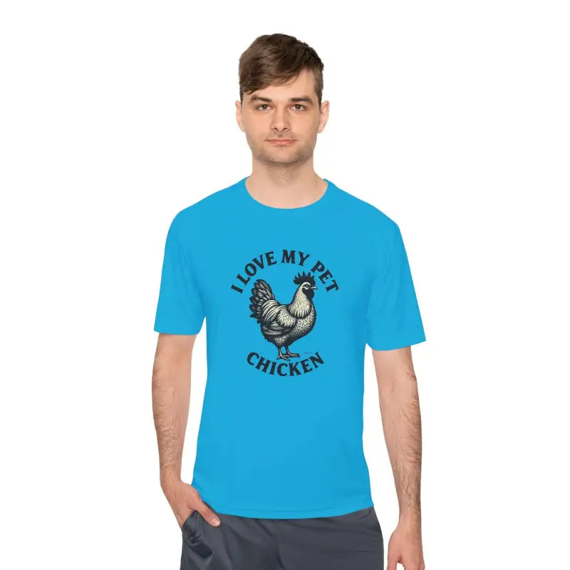 Chicken Lover Unisex Spork Tek Tee for Active Pet Owners - Ocean State Styles