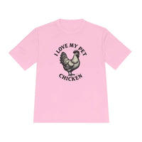Chicken Lover Unisex Spork Tek Tee for Active Pet Owners - Ocean State Styles