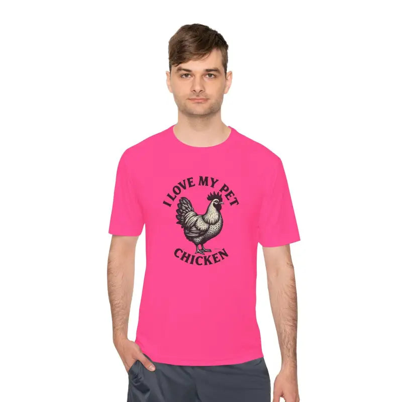 Chicken Lover Unisex Spork Tek Tee for Active Pet Owners - Ocean State Styles