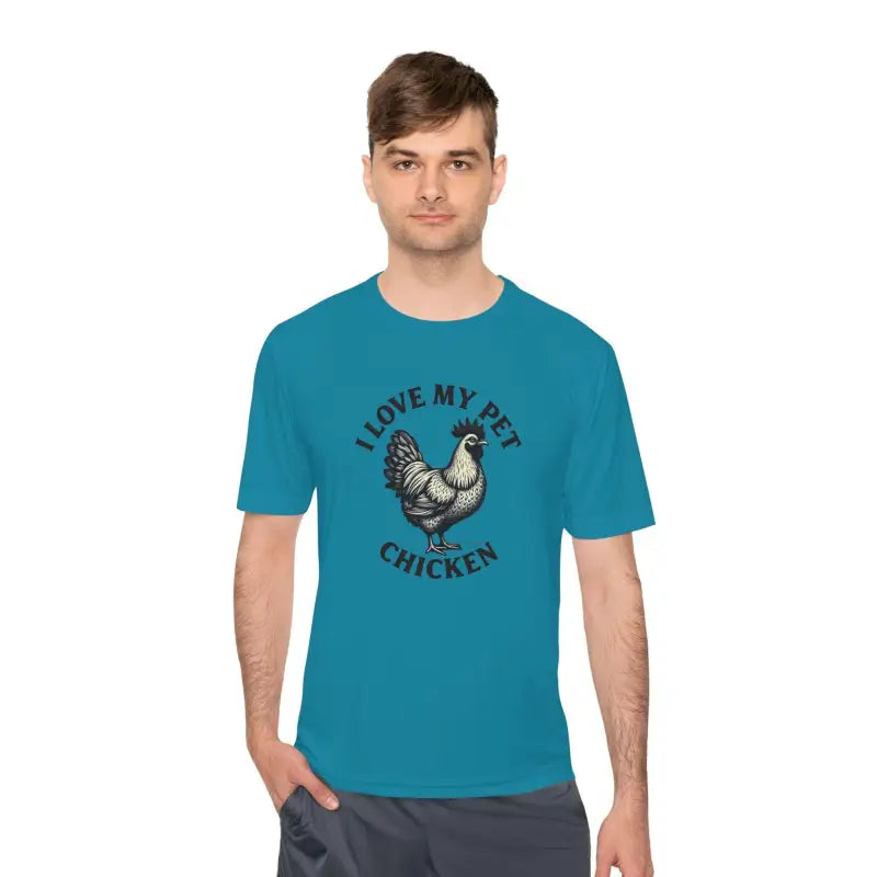 Chicken Lover Unisex Spork Tek Tee for Active Pet Owners - Ocean State Styles