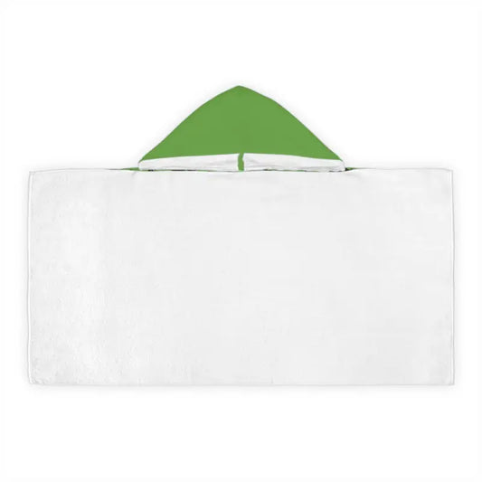 Child Hooded Dinosaur Towel White and Green - Ocean State Styles