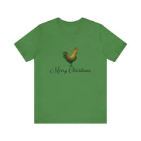 Christmas Chicken Short Sleeve Tee for Holiday Celebration - Ocean State Styles