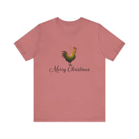 Christmas Chicken Short Sleeve Tee for Holiday Celebration - Ocean State Styles