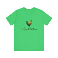 Christmas Chicken Short Sleeve Tee for Holiday Celebration - Ocean State Styles