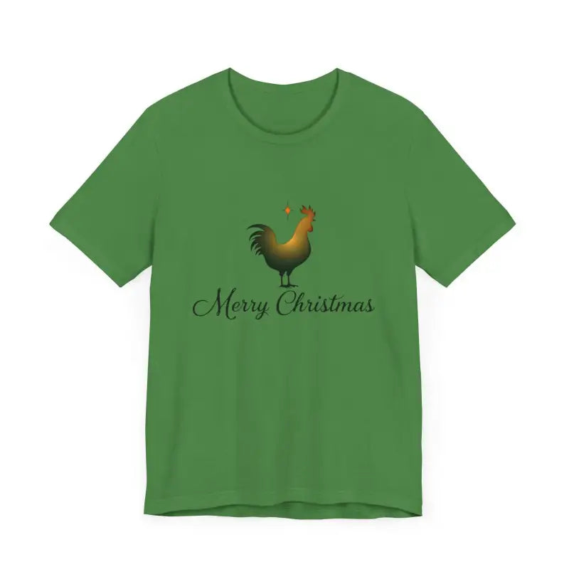 Christmas Chicken Short Sleeve Tee for Holiday Celebration - Ocean State Styles