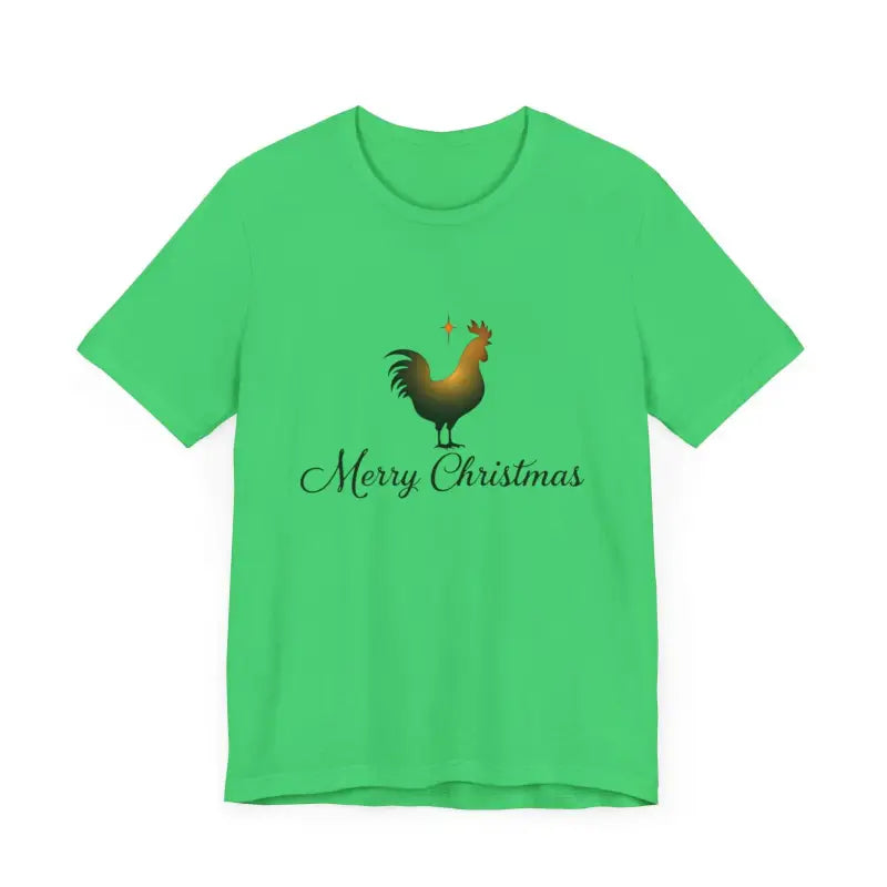 Christmas Chicken Short Sleeve Tee for Holiday Celebration - Ocean State Styles