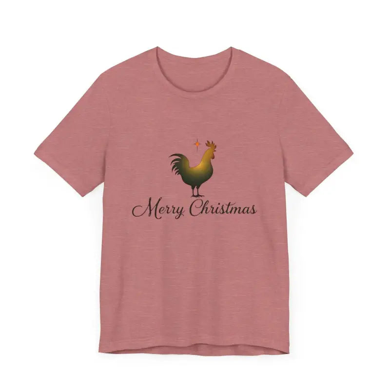 Christmas Chicken Short Sleeve Tee for Holiday Celebration - Ocean State Styles