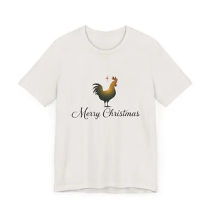 Christmas Chicken Short Sleeve Tee for Holiday Celebration - Ocean State Styles