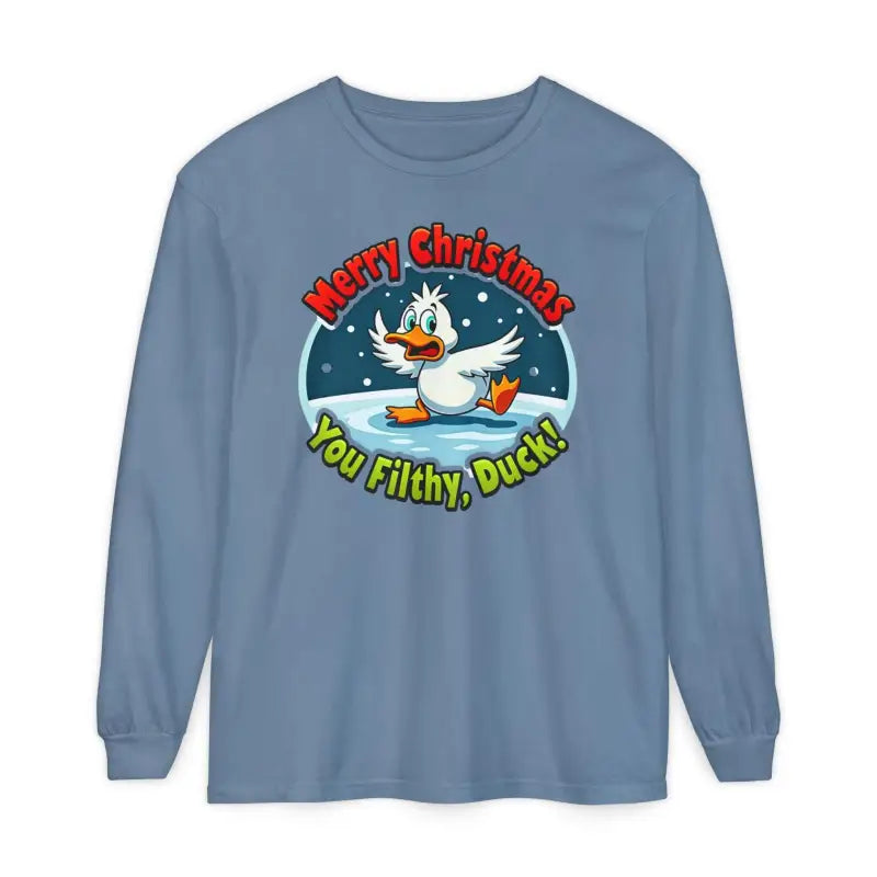 Christmas Filthy Duck Long Sleeve Shirt for Holiday Fun - Ocean State Styles