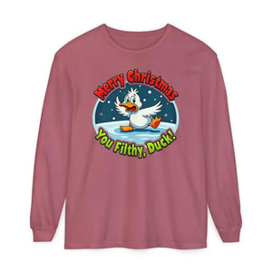 Christmas Filthy Duck Long Sleeve Shirt for Holiday Fun - Ocean State Styles