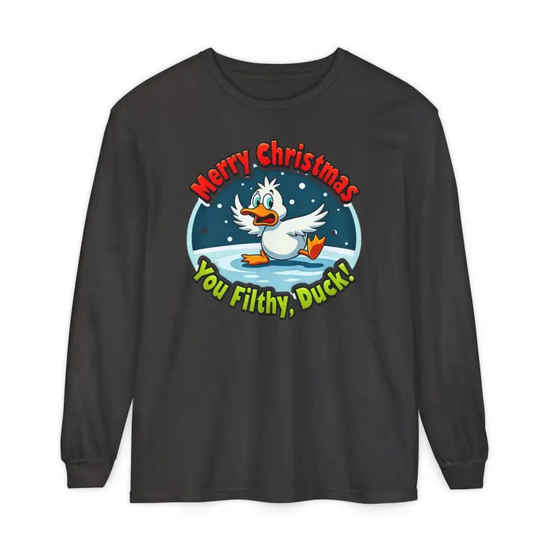 Christmas Filthy Duck Long Sleeve Shirt for Holiday Fun - Ocean State Styles
