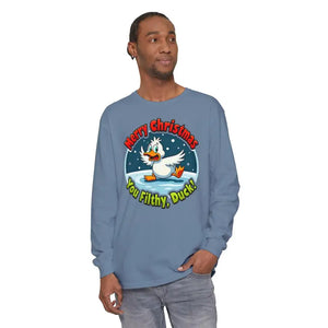 Christmas Filthy Duck Long Sleeve Shirt for Holiday Fun - Ocean State Styles