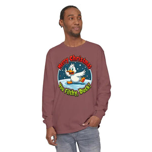 Christmas Filthy Duck Long Sleeve Shirt for Holiday Fun - Ocean State Styles