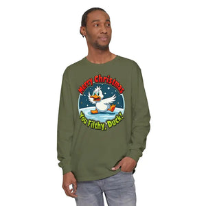 Christmas Filthy Duck Long Sleeve Shirt for Holiday Fun - Ocean State Styles