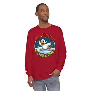 Christmas Filthy Duck Long Sleeve Shirt for Holiday Fun - Ocean State Styles